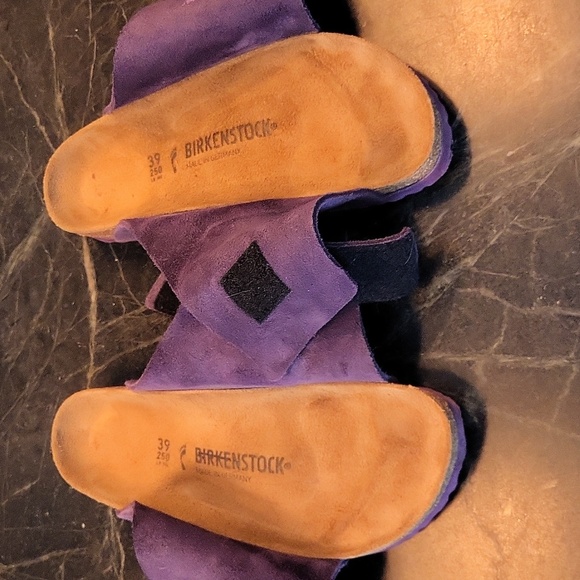 Birkenstock Kyoto Suede Sandal - Purple - 39 EU Narrow - Picture 9 of 10